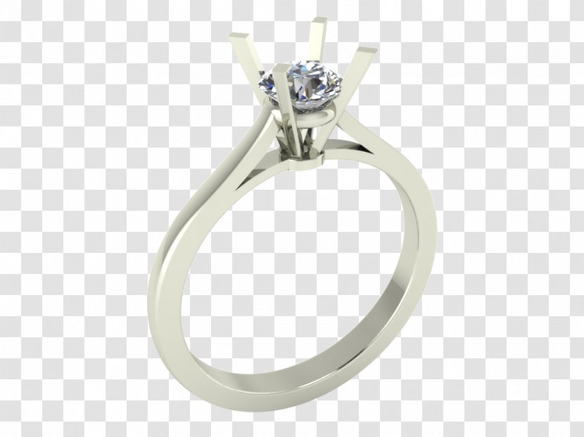 Wedding Ring Silver Body Jewellery - Jewelry Model Transparent PNG