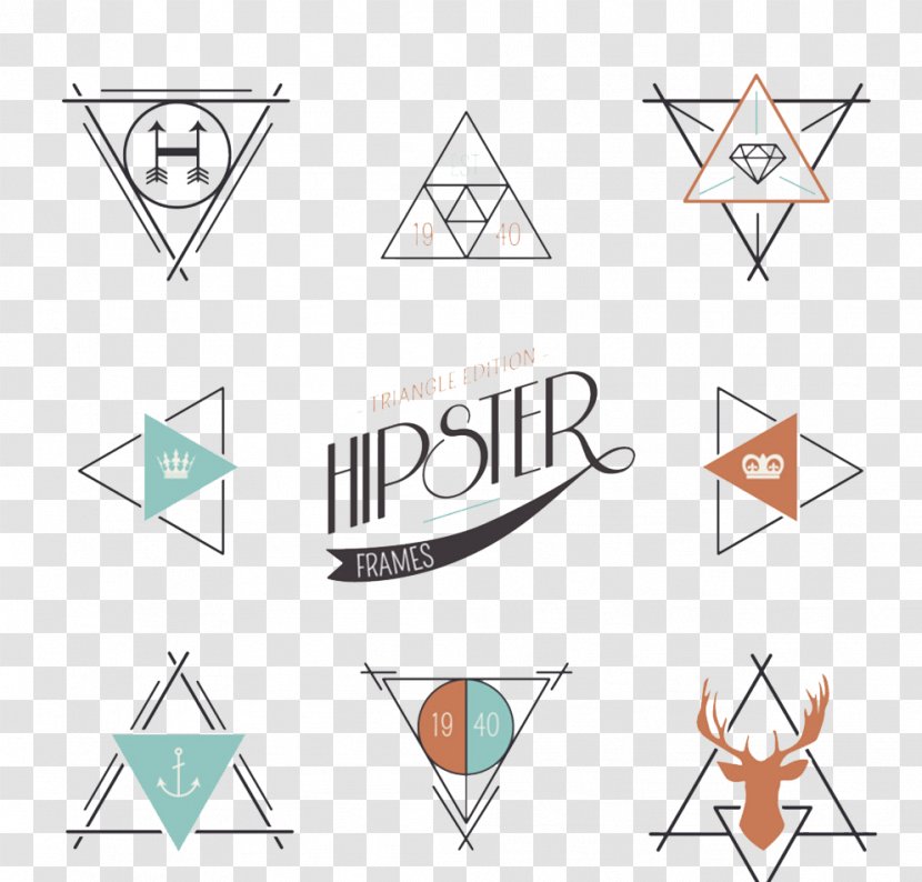 Logo Geometry Hipster - Parallel - Triangle Transparent PNG