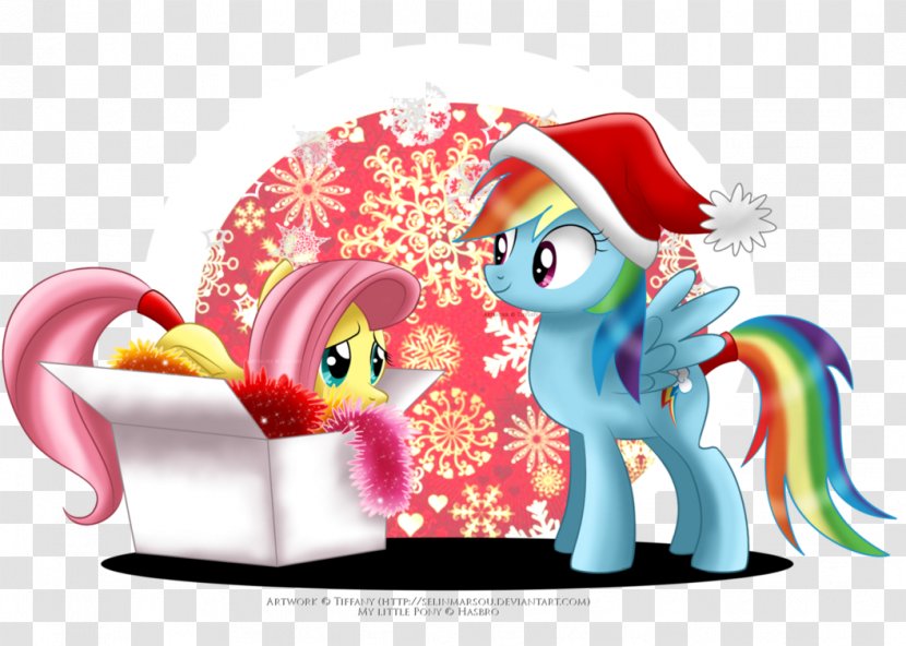 Santa Claus Rainbow Dash Santa's Little Helper Pinkie Pie New Year - My Pony Transparent PNG