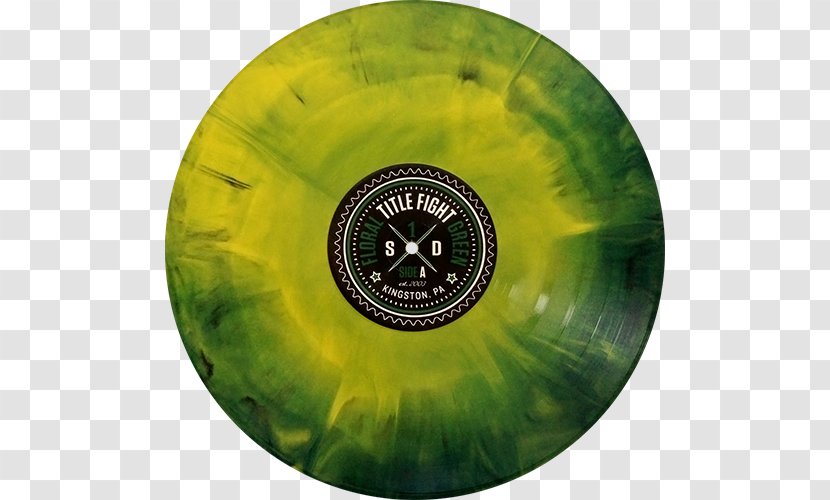 Title Fight Floral Green The EP Just Give In / Never Going Home - Phonograph Record Transparent PNG