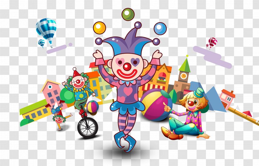 Circus Juggling Clown Performance - Entertainment Transparent PNG