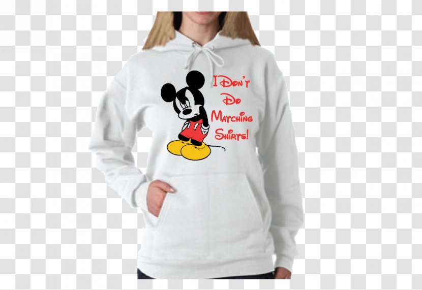 T-shirt Minnie Mouse Hoodie Mickey Sweater Transparent PNG