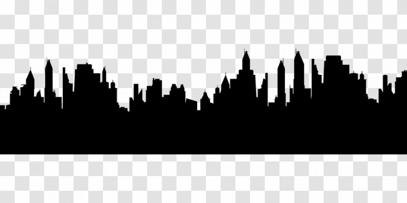New York City - Skyscraper Blackandwhite Transparent PNG