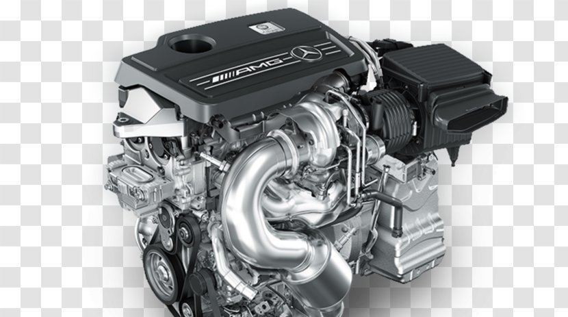 Mercedes-Benz A-Class Car Inline-four Engine - Auto Part - Twinturbo Transparent PNG