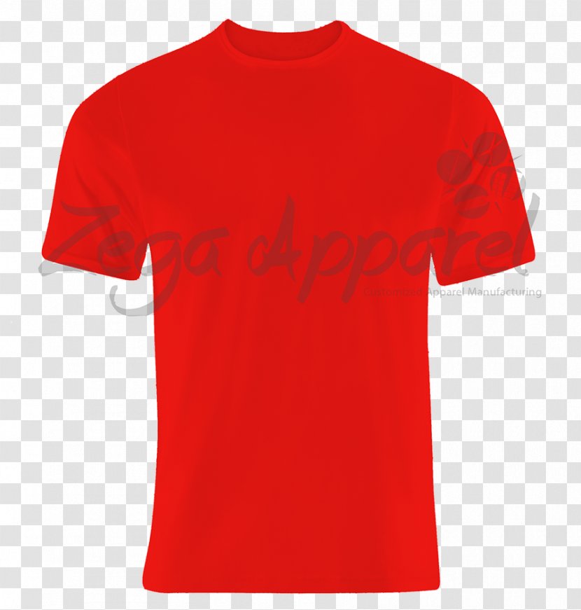 T-shirt Top Polo Shirt Red - Active Transparent PNG