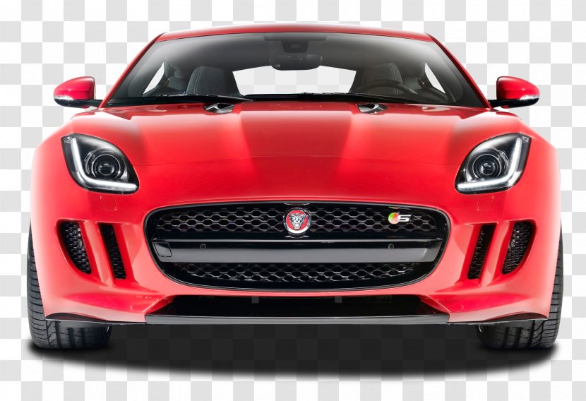 2015 Jaguar F-TYPE R Coupe 2017 Sports Car - Bumper - Front View Of F Type Transparent PNG