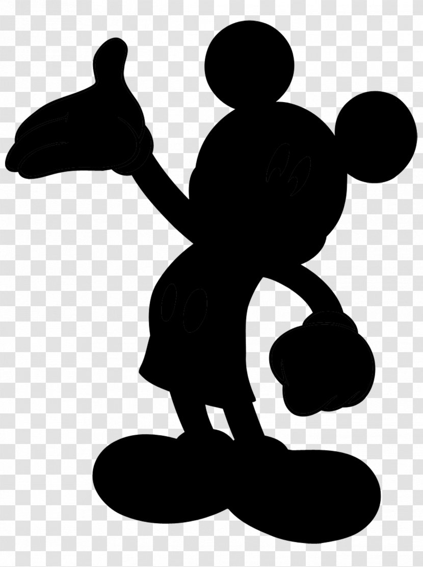 Mickey Mouse Silhouette Minnie Pluto Art - Plane Crazy Transparent PNG