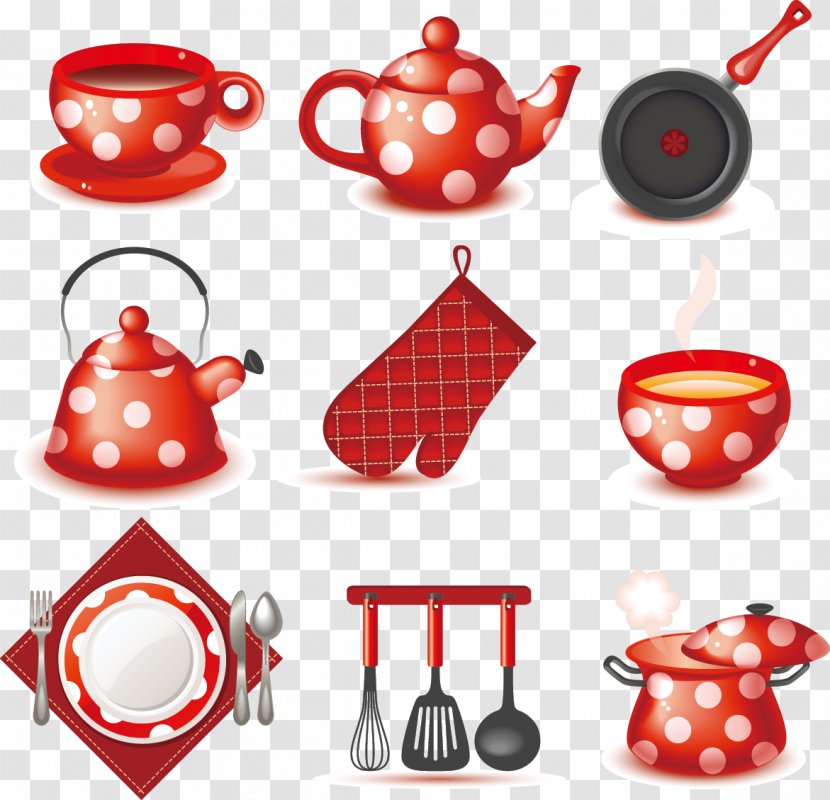 Kitchen Utensil Kitchenware Cookware And Bakeware - Cabinet - Tea Vector Transparent PNG