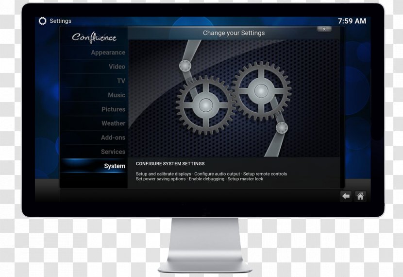 Kodi Android Installation Menu Computer Configuration - Media Player Transparent PNG