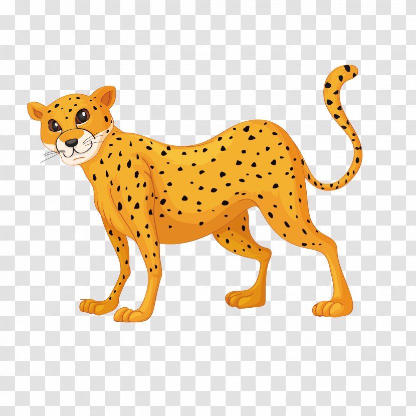 Leopard Stock Photography Vector Graphics Illustration - Terrestrial Animal - Picture Transparent PNG