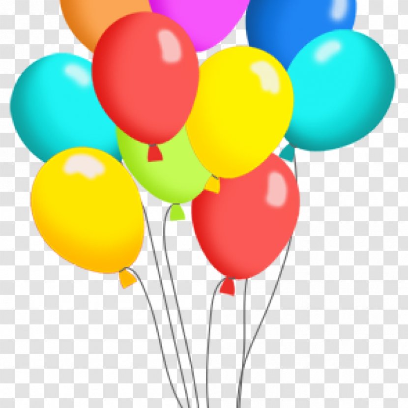 Balloon Birthday Party Clip Art Image - Anniversary Transparent PNG