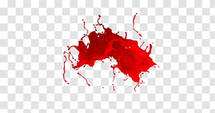 Graphic Design Blood Red Desktop Wallpaper - Paint Transparent PNG