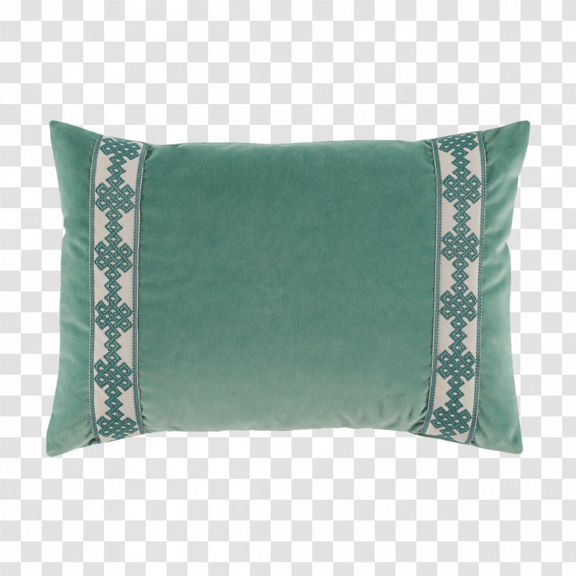 Throw Pillows Cushion Velvet Linen - Textile - Green Pillow Transparent PNG