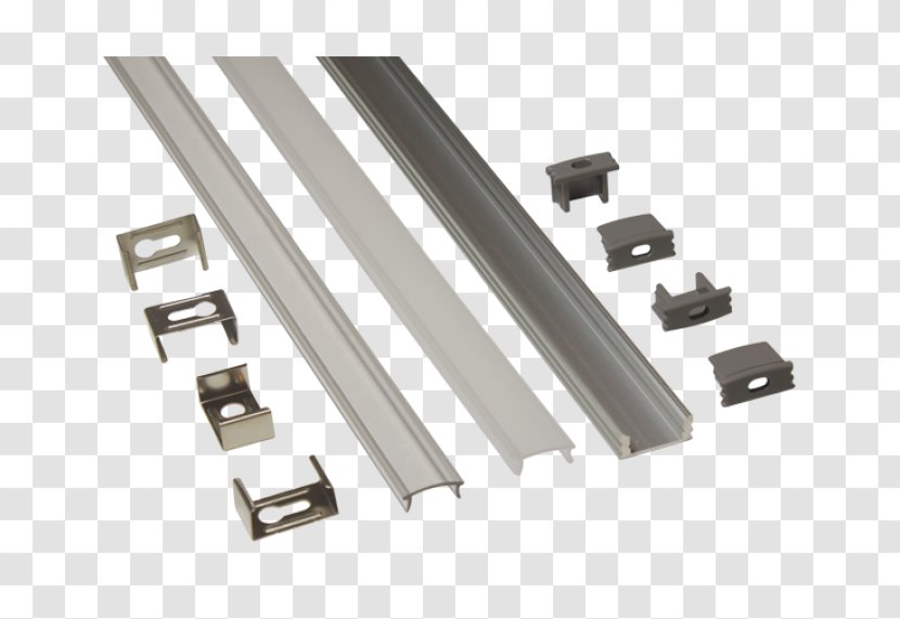 Extrusion Aluminium Profile LED Strip Light - Hardware Accessory Transparent PNG