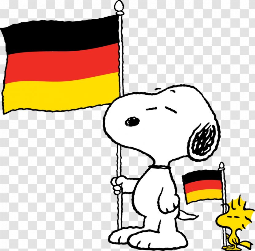 Snoopy Charlie Brown Woodstock Peanuts - Black And White Transparent PNG