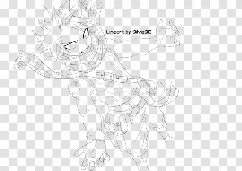 Line Art Black And White Drawing Monochrome Photography - Silhouette - One Punch Man Transparent PNG