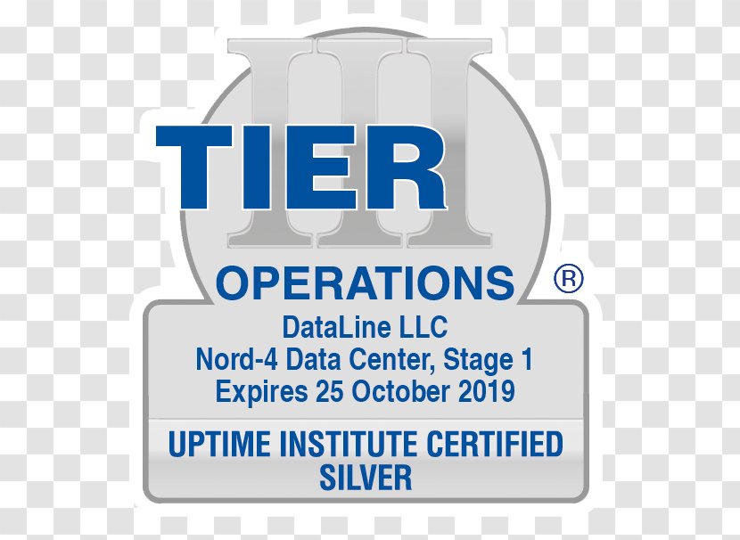 T-shirt Uptime Institute Data Center Certification - Text Transparent PNG