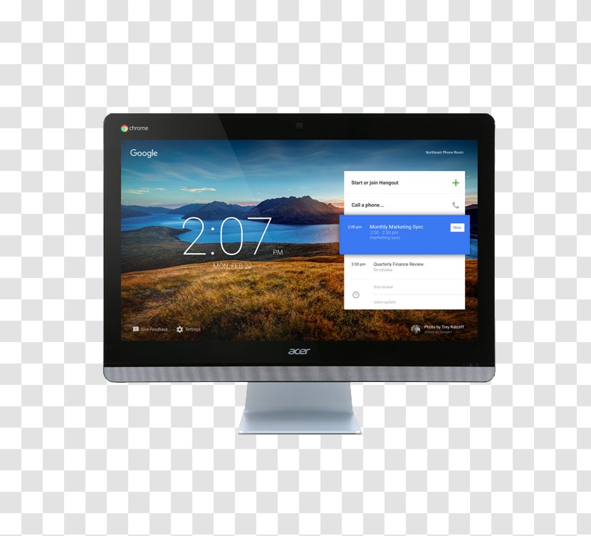 Laptop Intel Celeron Acer Chromebase CA24I Wb3215U AIO PC DQ.Z0EAA.001 All-in-One - Display Advertising Transparent PNG