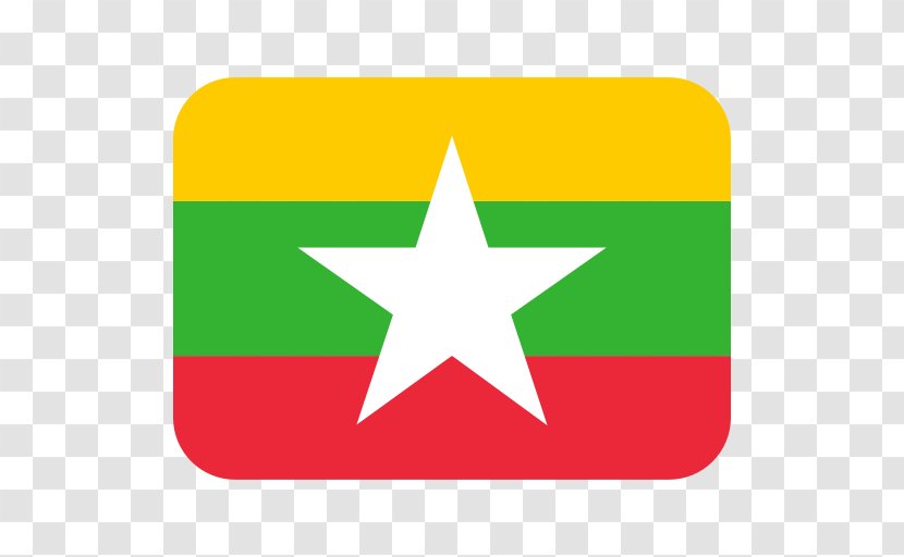 Flag Of Myanmar Emoji Thailand - National Transparent PNG