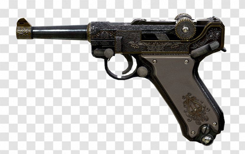 Walther P38 Luger Pistol Air Gun Carl GmbH - Pp Transparent PNG