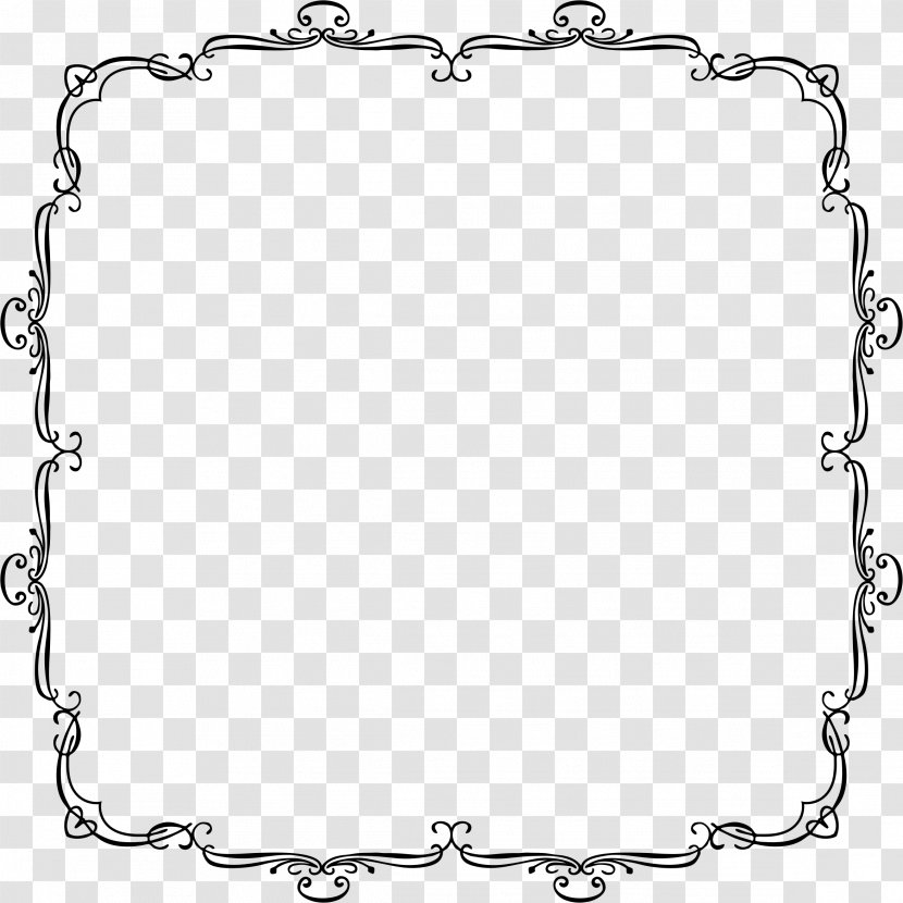 Picture Frames Download Art - Line - French Decorative Frame Transparent PNG