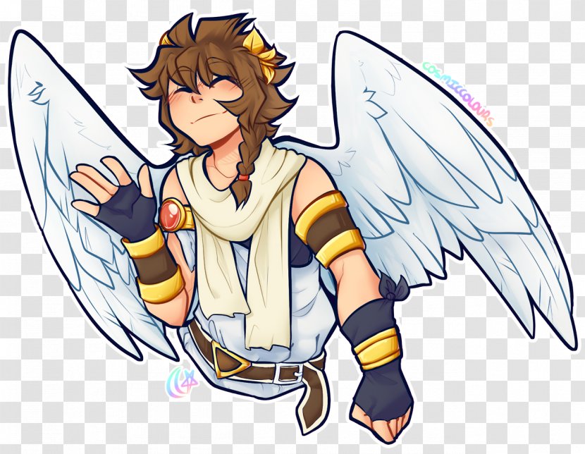 Kid Icarus: Uprising Of Myths And Monsters Super Smash Bros. For Nintendo 3DS Wii U Pit - Cartoon - Heart Transparent PNG