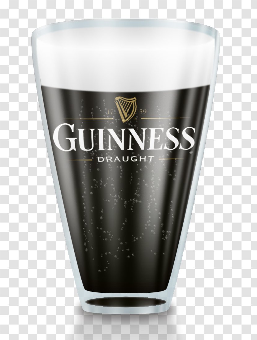 Pint Glass Beer Guinness Transparent PNG