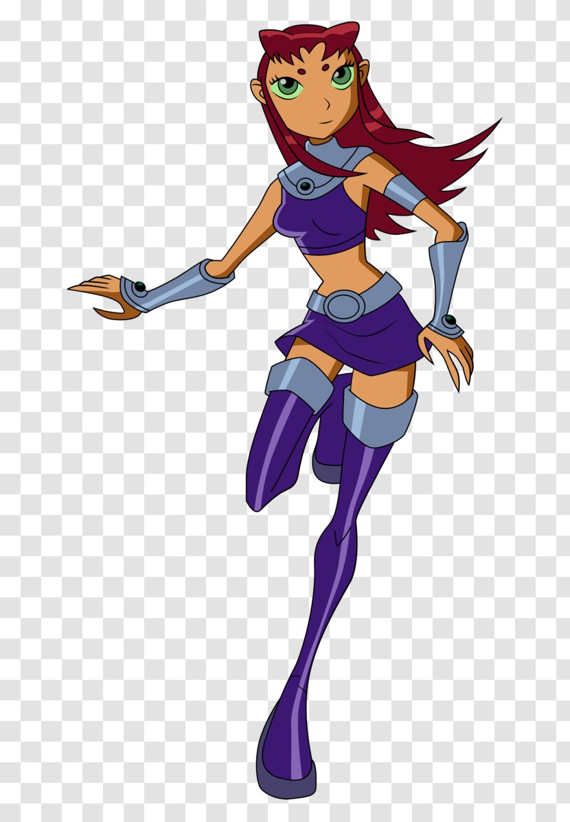 Starfire Raven Robin Teen Titans Drawing - Frame Transparent PNG