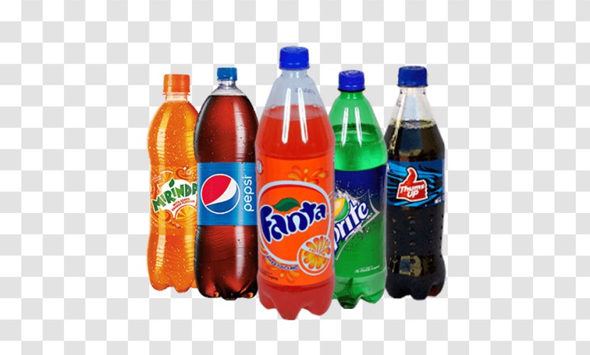 Fizzy Drinks Juice Sprite Coca-Cola Fanta - Water Bottles - Soft Transparent PNG