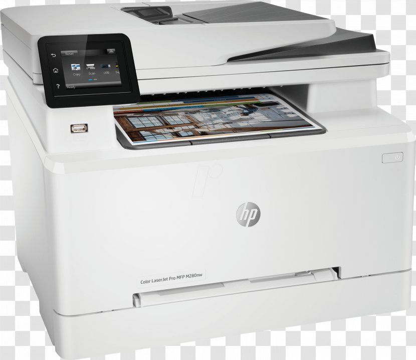 Hewlett-Packard HP LaserJet Pro M281 Color MFP M281fdn M277 Multi-function Printer - Hp Laserjet Mfp - Hewlett-packard Transparent PNG