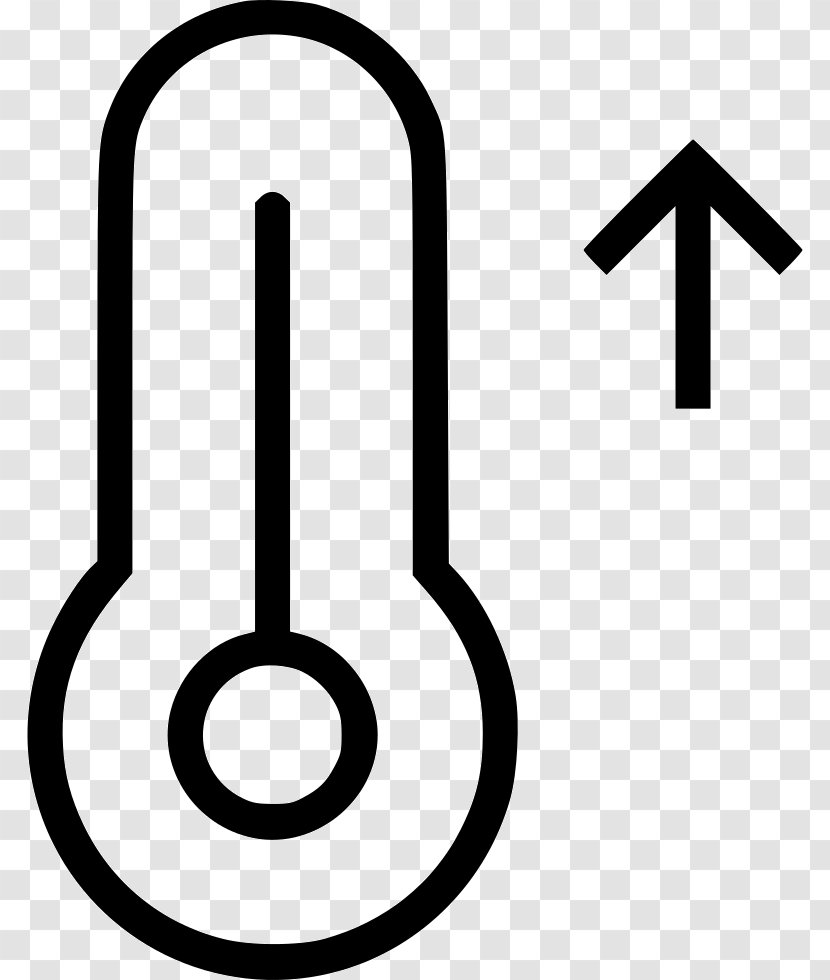 Thermometer Line - User Interface - Art Symbol Transparent PNG