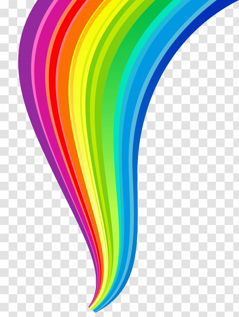 Rainbow Clip Art - Orange - Line Transparent Clipart Transparent PNG