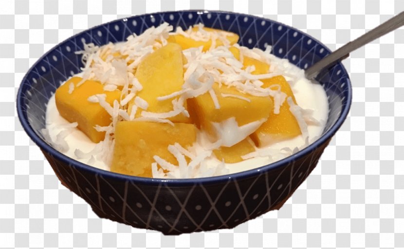 Vegetarian Cuisine Yoghurt Frozen Yogurt Breakfast Dessert - Commodity - Students Squeezed Mango Juice Transparent PNG