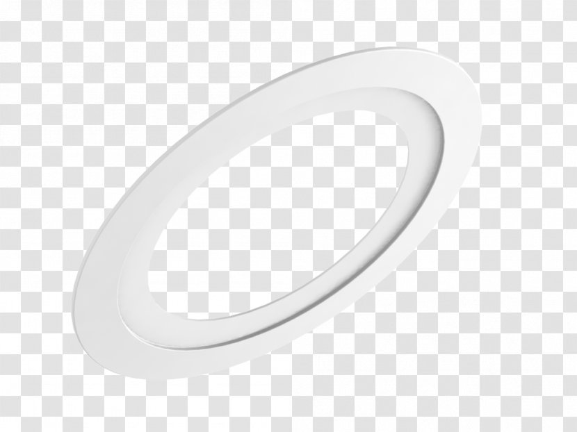Bangle Silver Body Jewellery Oval - White Transparent PNG