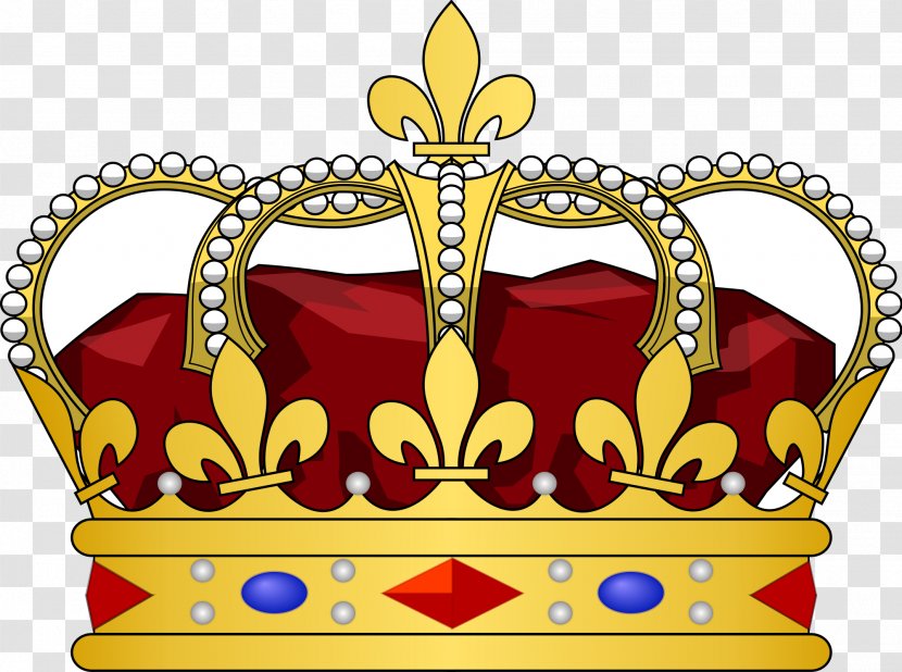 King Crown - French Heraldry - Tiara Transparent PNG