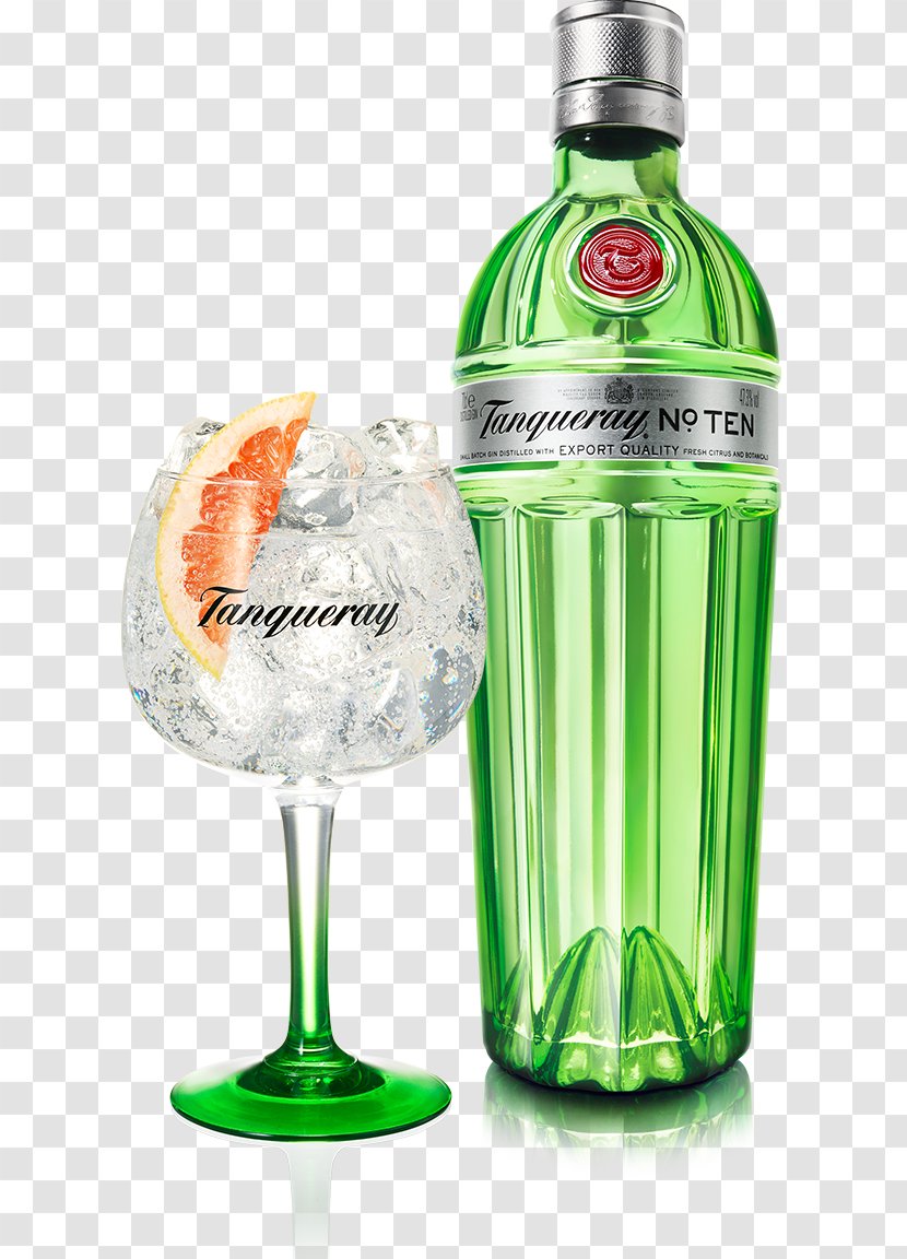 Tanqueray Gin And Tonic Martini Distilled Beverage - Citrus - Exquisite Transparent PNG