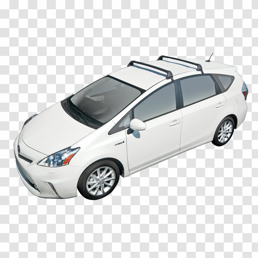2017 Toyota Prius V Car 2018 2012 - Automotive Carrying Rack - Roof Transparent PNG