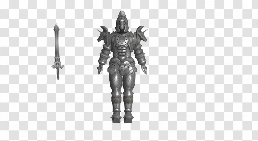Knight Character Figurine Fiction White - Armour Transparent PNG
