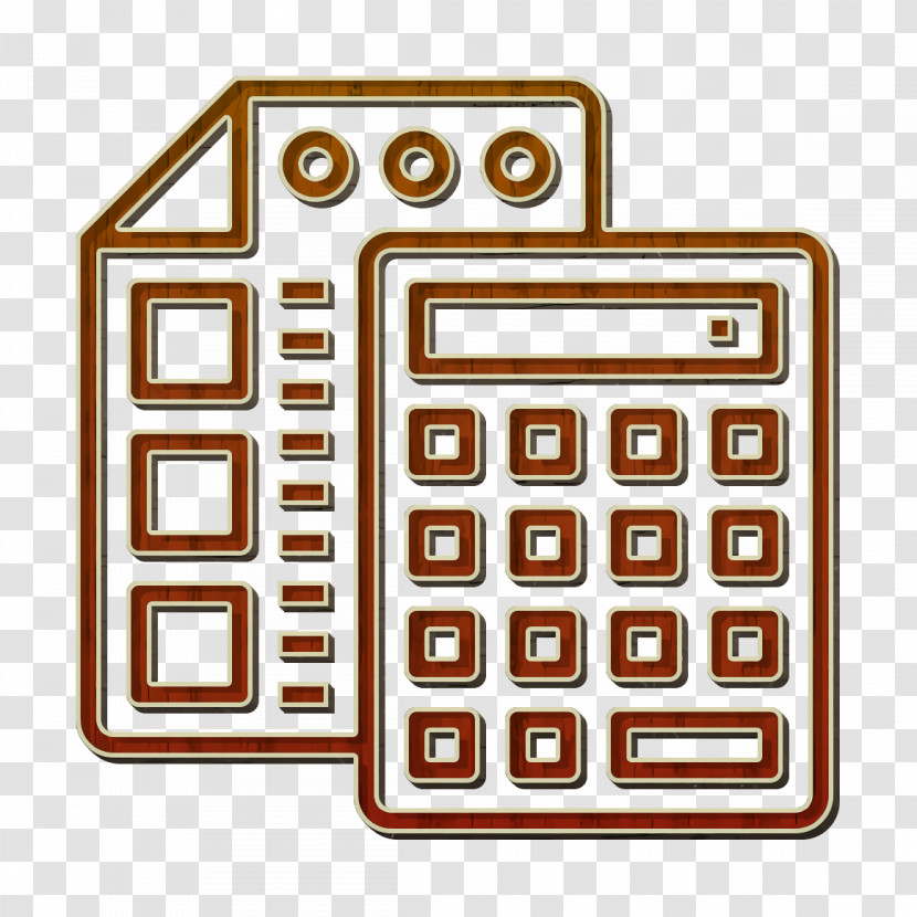 Office Stationery Icon Calculator Icon Sheet Icon Transparent PNG