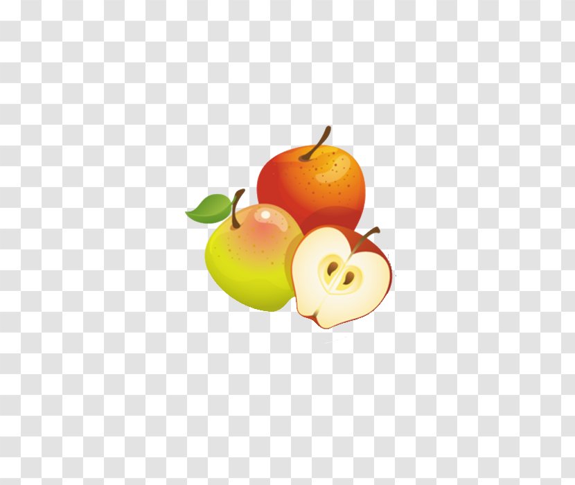 Fruit Clip Art - Royaltyfree - Painted Red Apples Transparent PNG