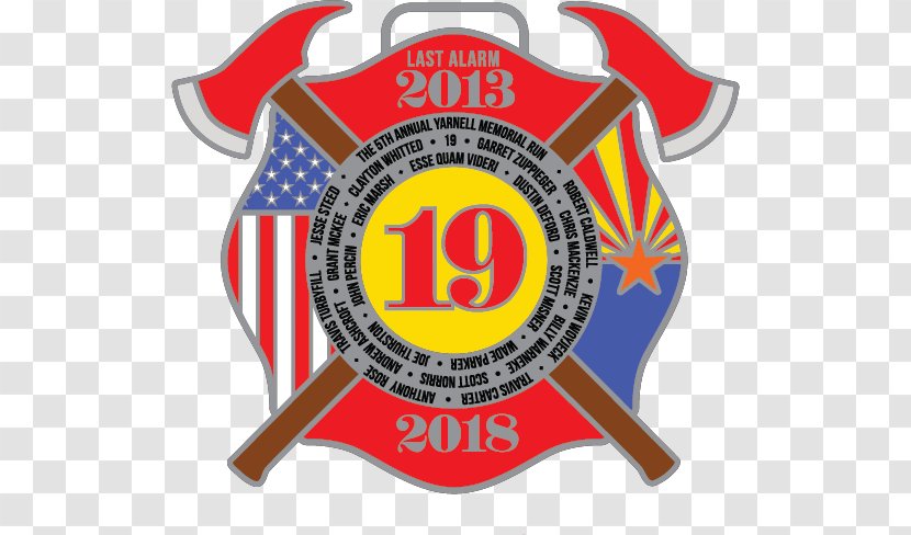 Yarnell Memorial Run 19K / 10K 5K June Brand - Logo - 10k Transparent PNG