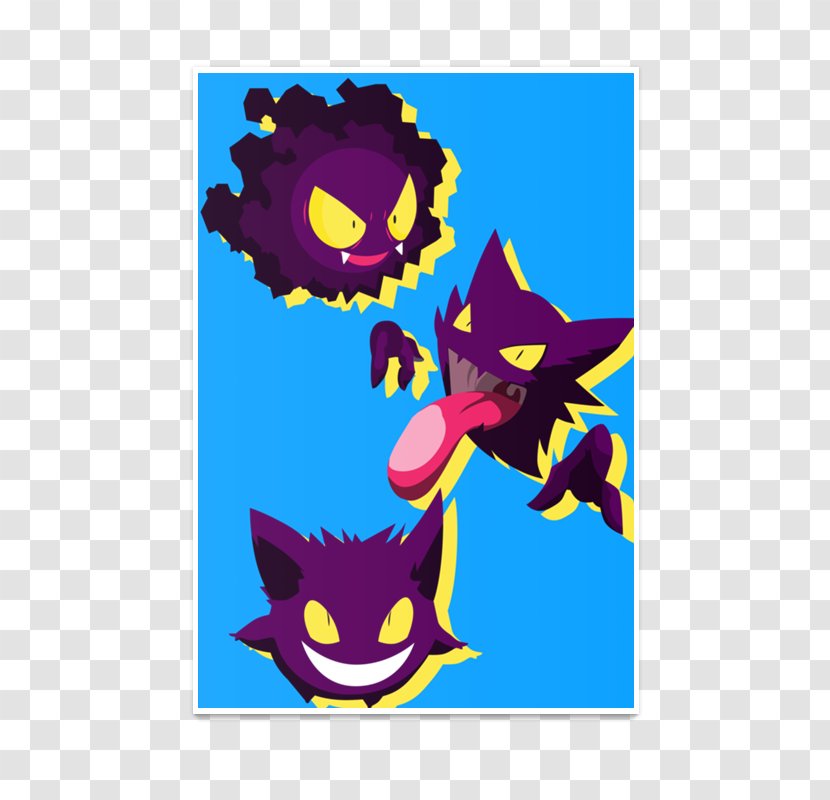 Pokémon X And Y Gengar Gastly Haunter GO Transparent PNG