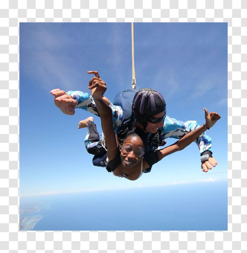 Tandem Skydiving Diani Beach Parachuting Parachute Flight - Windsports Transparent PNG