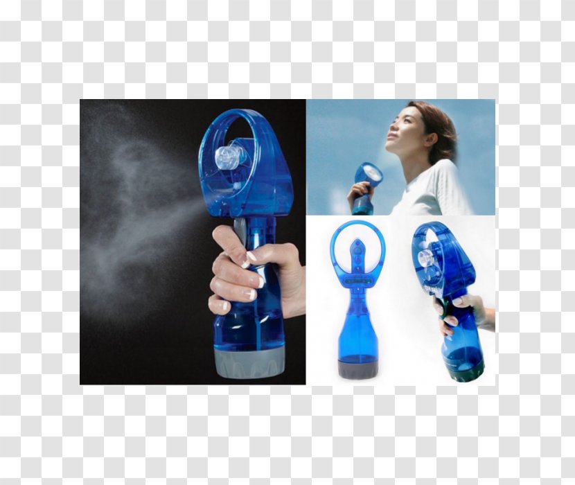 Aerosol Spray Water Fan Bottle Ventilatore Ad Acqua - Plastic Transparent PNG