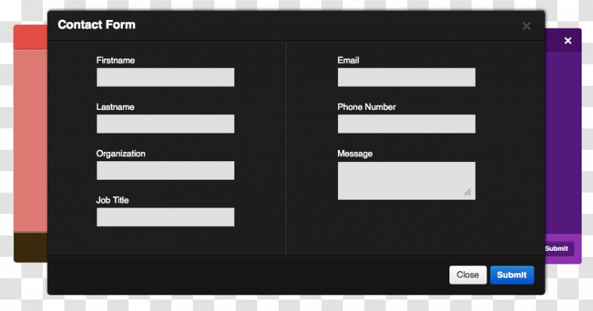 WordPress Contact Page Plug-in Form - Media Transparent PNG
