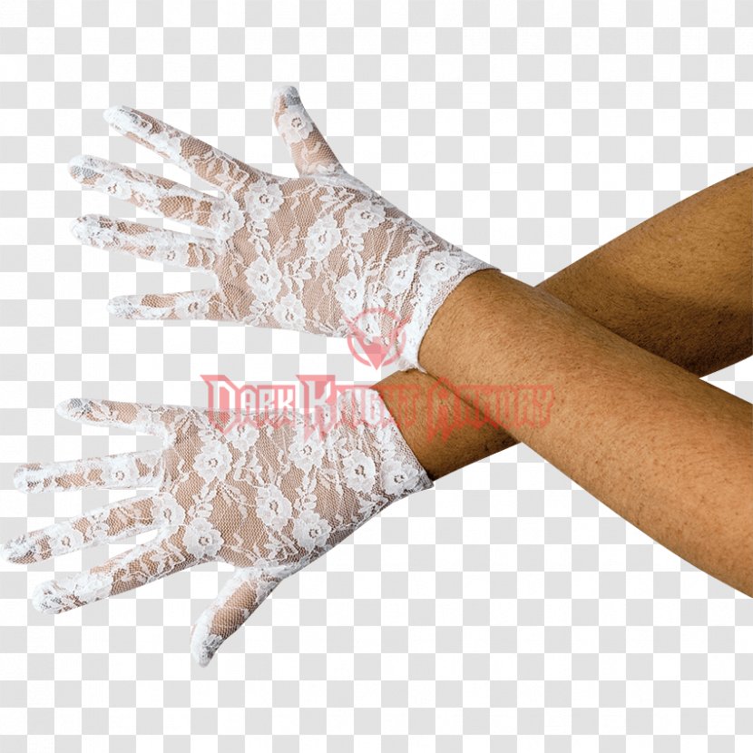 Lace Glove Textile Hat Satin - Formal Gloves Transparent PNG