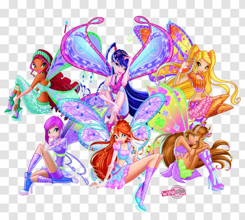 Winx Club: Believix In You Bloom Tecna Stella Musa - Magical Girl - Seasons Transparent PNG