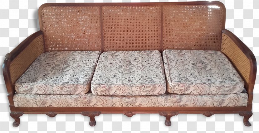 Couch Caning Furniture Banquette Bed Frame - Heart - Ottoman Motif Transparent PNG