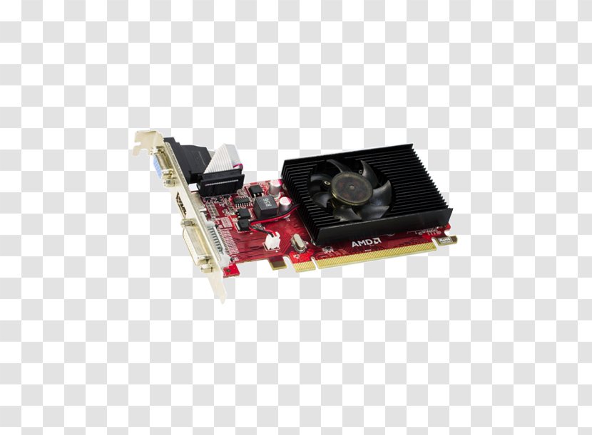 Graphics Cards & Video Adapters AMD Radeon R5 230 PCI Express HD 6450 - Hd 4000 Series Transparent PNG