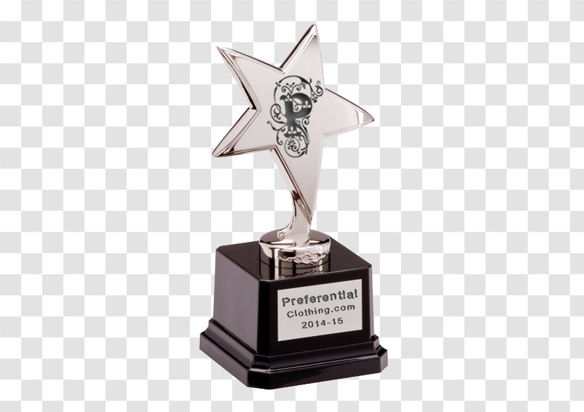 Trophy Award Silver Statyett Medal - Commemorative Plaque Transparent PNG